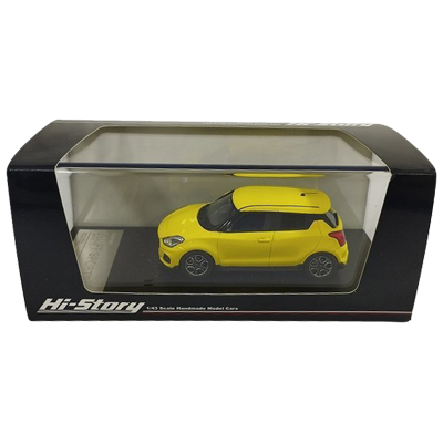 スズキ スイフトスポーツ 2017 チャンピオンイエロー4 ハイストーリー 1/43