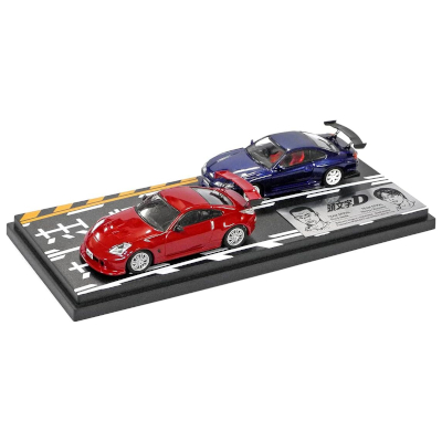 頭文字D セットVol.4 池田竜次フェアレディZ Z33 ＆ 奥山広也シルビア S15 1/64