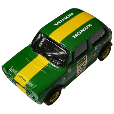 ホンダ N360 レーシング #25 グリーン イエロー アドバンスピリット アイアイアド 1/43
