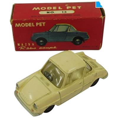 マツダ R360 クーペ クリーム No.13 モデルペット ATC アサヒ玩具 1/42