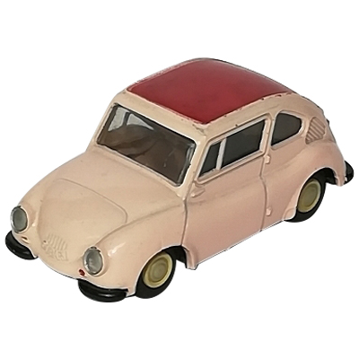スバル 360 赤 ピンク No.3 モデルペット ATC アサヒ玩具 1/36