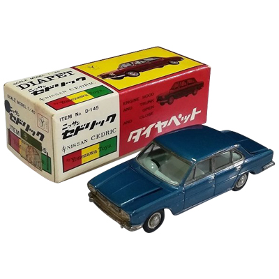 ニッサン セドリック メタリックブルー No.D-145 ダイヤペット ヨネザワ 1/40