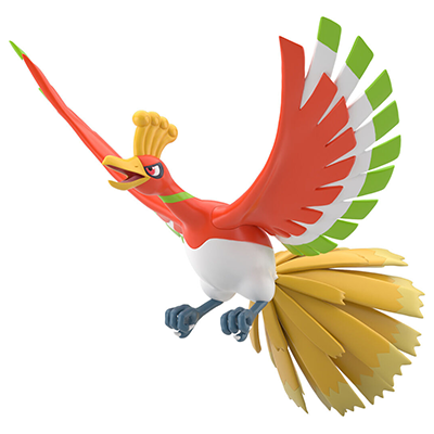 ジョウト地方 ホウオウ プレミアムバンダイ限定 ポケモンスケールワールド バンダイ