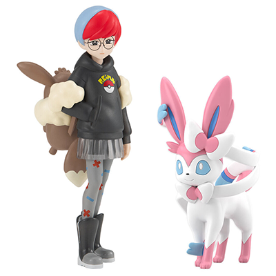 パルデア地方 ボタン＆ニンフィア プレミアムバンダイ限定 ポケモンスケールワールド バンダイ