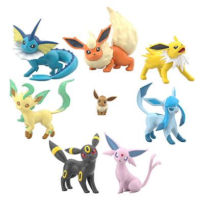 パルデア地方 イーブイ進化セット プレミアムバンダイ限定 ポケモンスケールワールド バンダイ