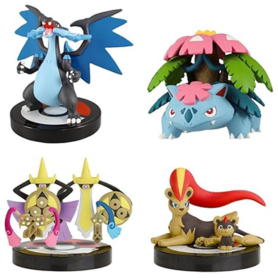 立体ポケモン図鑑XY03 全4種セット ポケットモンスター 立体ポケモン図鑑 タカラトミーアーツ