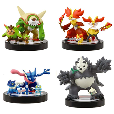 立体ポケモン図鑑XY02 全4種セット ポケットモンスター 立体ポケモン図鑑 タカラトミーアーツ