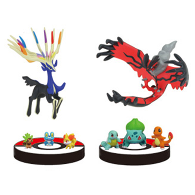 立体ポケモン図鑑XY01 全4種セット ポケットモンスター 立体ポケモン図鑑 タカラトミーアーツ