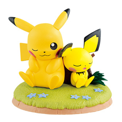 くつろぎタイム ピカチュウ＆ピチューフィギュア ポケットモンスター バンプレスト