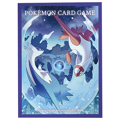 ポケモンカードゲーム デッキシールド ラティアス・ラティオス パープル ポケモンセンター限定