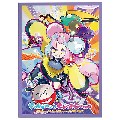 ポケモンカードゲーム デッキシールド ナンジャモ パープル ポケモンセンター限定 ポケットモンスター