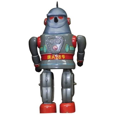 ブリキ 鉄人28号 No.2 グレー 野村トーイ 当時物