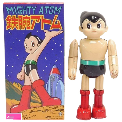 鉄腕アトム MIGHTY ATOM ブリキ ゼンマイ ビリケン商会