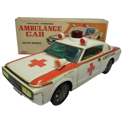 AMBULANCE CAR WITH SIREN クラウン 救急車 アオシン
