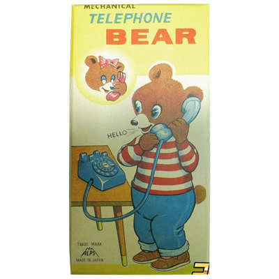 TELEPHONE BEAR 電話をするクマ メカニカル アルプス