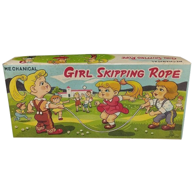 GIRL SIKIPPING ROPE ゼンマイ 東京プレイシング商会