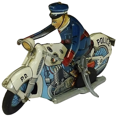 ポリスモーターサイクル ゼンマイ 大田嘉三郎商店