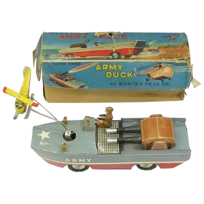 アーミーダック 水陸両用車 フリクション 三恵玩具