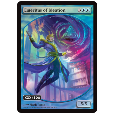 観念の名誉教授 フルアート ダブルレインボウ・Foil SOS★EN M 0306 MTG