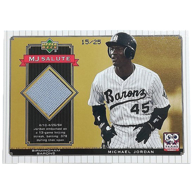 マイケル・ジョーダン ジャージーカード アッパーデック Minors Centennial 2001