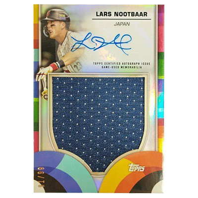 ラーズ・ヌートバー  直筆サイン入り WBC ジャージカード Topps