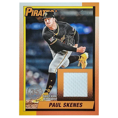PAUL SKENES 35周年 ジャージー レリックカード Topps
