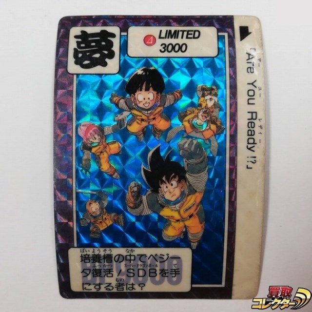 ドラゴンボールカードダス Δスペースバージョン LIMITED3000 抽プレ 買取